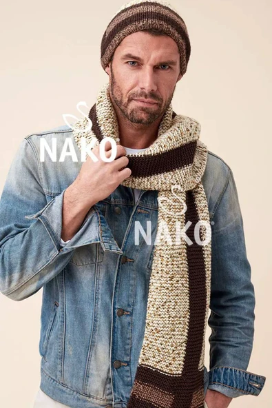 1 Adet Vega Tweed Premium Akrilik El Örgü İpi Yünü No: 35017 - 4