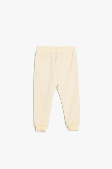 Koton Erkek Bebek Basic Jogger Eşofman Altı Beli Bağlamalı Pamuklu - 2