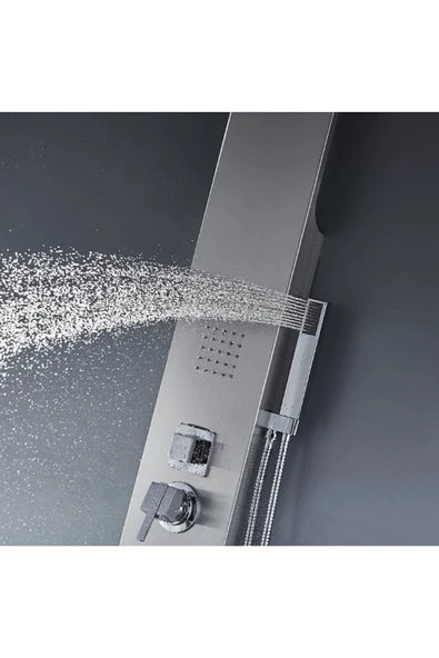 Sam Banyo Aras Krom Duş Paneli, Robot Duş, Masajlı Duş Seti, Duş, Banyo Duş Fiskiyesi, - 6