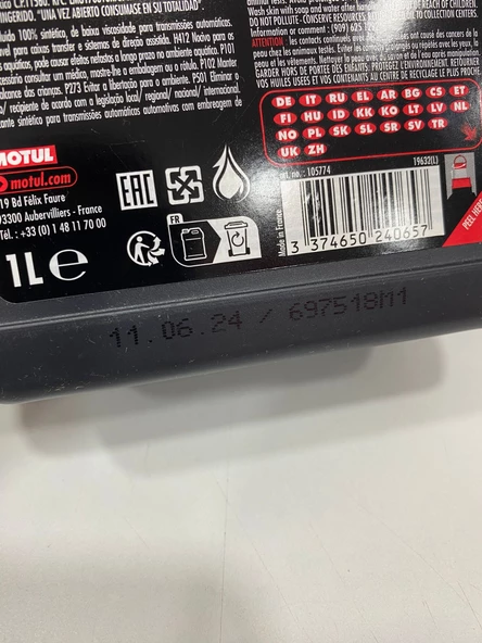 Motul ATF-6 Otomatik Şanzıman ve Direksiyon Yağı 1Litre (2024 üretim) - 3