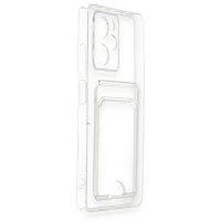 Smody Xiaomi Poco X5 Pro 5G İle Uyumlu Kılıf Kartlıklı Şeffaf Silikon Kapak - Resim 2