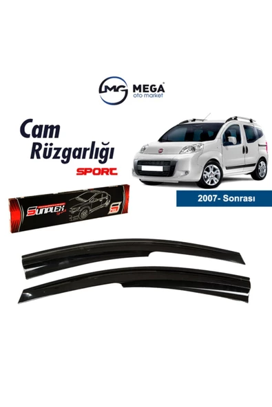 Fiat Fiorino / Nemo / Bipper 2007- Sonrası Mugen Cam Rüzgarlık - 1