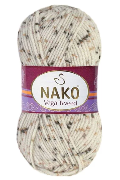 NAKO 1 Adet Vega Tweed Premium Akrilik El Örgü İpi Yünü No: 35017