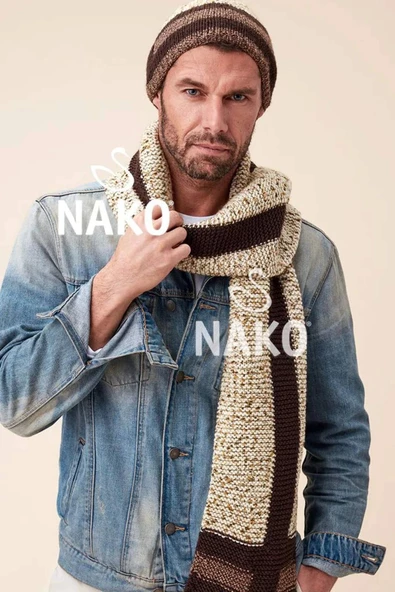 NAKO 1 Adet Vega Tweed Premium Akrilik El Örgü İpi Yünü No: 31924 - 4