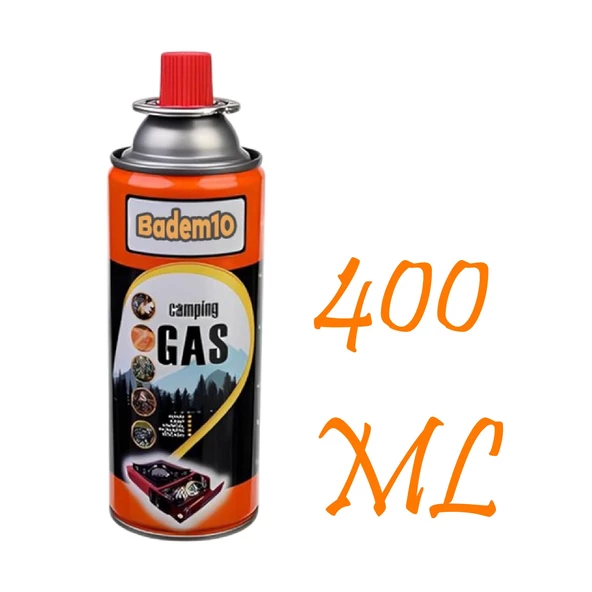 Kamp Gazı 5 Adet Bütan Propan Gaz Tüpü Portatif Ocak Kartuşu Tek kullanımlık Pürmüz 400 ml - 2