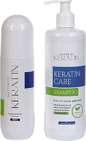 Master of Keratin Şampuan 400 ml +Keratin Sütü Keratin Bakım 200 ml BAKIM SETİ