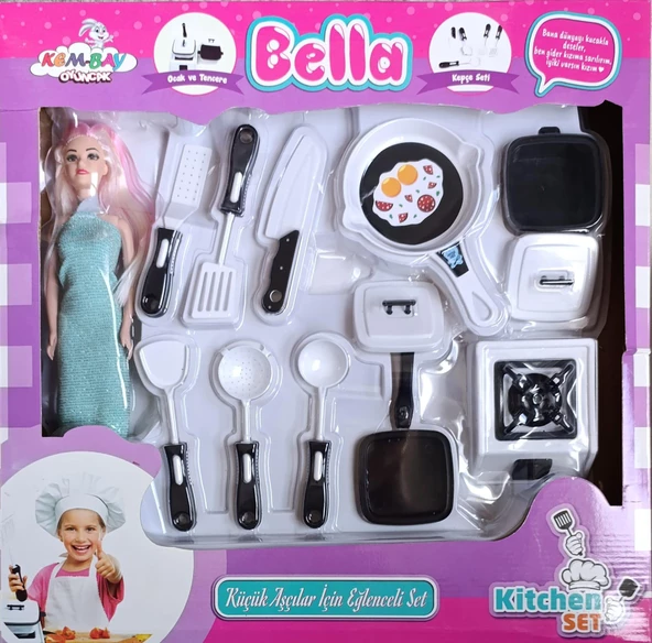 KMB-024 BEBEKLİ AŞÇI SETİ 30cm