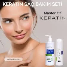 Master of Keratin Şampuan 400 ml +Keratin Sütü Keratin Bakım 200 ml BAKIM SETİ - 3