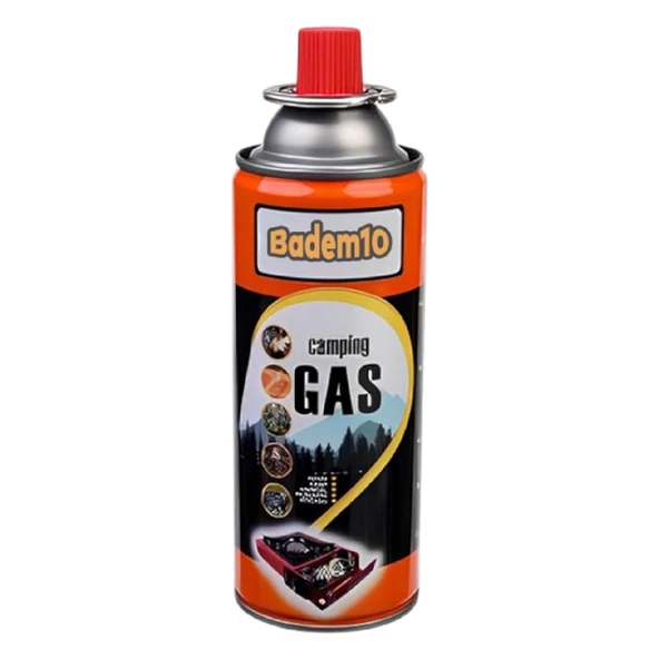 Kamp Gazı 1 Adet Bütan Propan Gaz Tüpü Portatif Ocak Kartuşu Tek kullanımlık Pürmüz 400 ml - 2