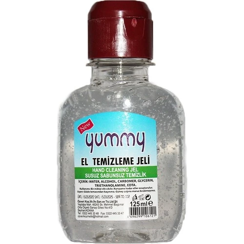 Yummy El Temizleme Jeli 125 Ml