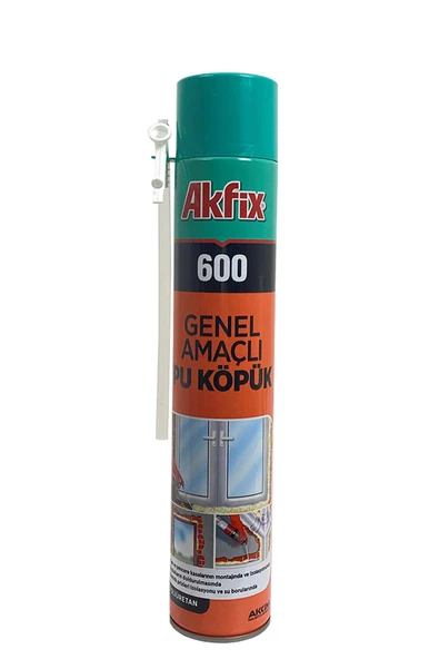 Akfix 962P Pu Gazbeton Ve Tuğla Yapıştırıcı Köpük 800 ml