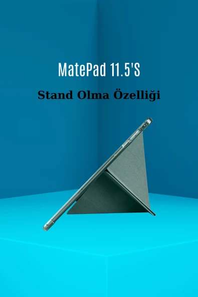 Fuchsia MatePad Air 11,5 " S "  inç Uyumlu Kalemlikli Tam Koruma Sağlayan Tablet Kılıfı - Resim 3