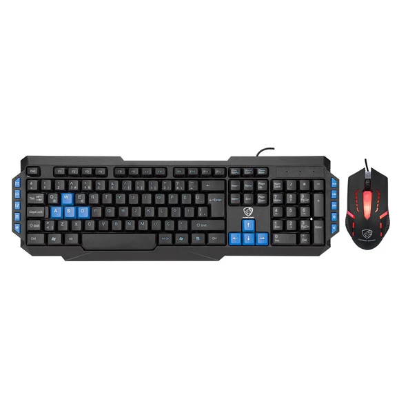 Hytech Hyk- 46 Gamy Combo Siyah Klavye Mouse Set - 2