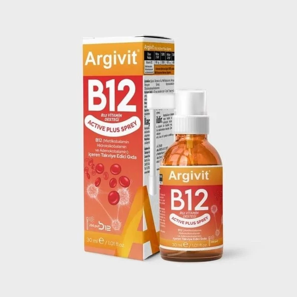 Argivit B12 Active Plus Sprey 30 ml