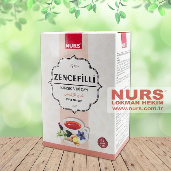 ZENCEFİLLİ ÇAY 42 Lİ KARIŞIK BİTKİ SÜZ POŞET