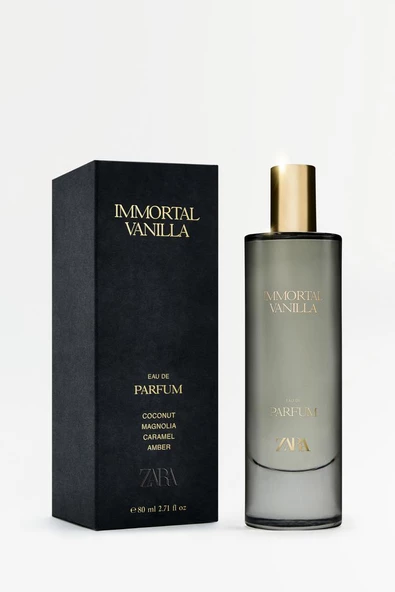 ZARA IMMORTAL VANILLA EDP 80 ML  (İNDİRİMSEHRİ - 2