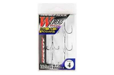 Decoy W-F35 Double Hook İkili Maket Balık İğnesi  1 no