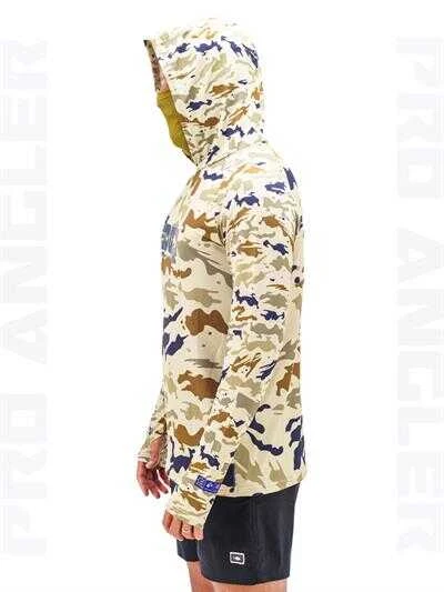 Fujin Pro Angler S24 Buff&Hoodie Natural Camo  Small (S) - 3