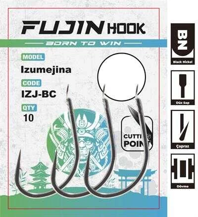 Fujin Izumejina Deliksiz Çapraz Olta Kancası  15 no