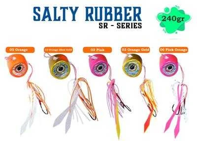 Fujin Salty Rubber 240gr SR Serisi Tai Rubber Set  03 Orange Gold 3D SR-10