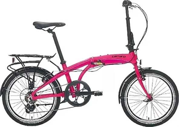 CARRARO FLEXI 106 KATLANIR BİSİKLET 320H V 20 JANT 6 VİTES FUSYA SİYAH BEYAZ ürün görseli 1