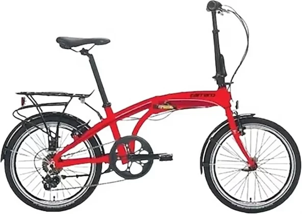 CARRARO FLEXI 106 KATLANIR BİSİKLET 320H V 20 JANT 6 VİTES KIRMIZI SİYAH BEYAZ ürün görseli 1