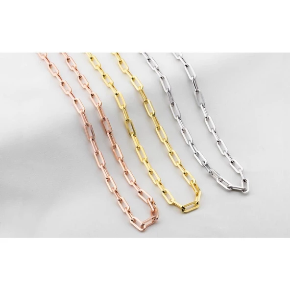 925 Ayar Gümüş Trend  Zincir - Resim 2