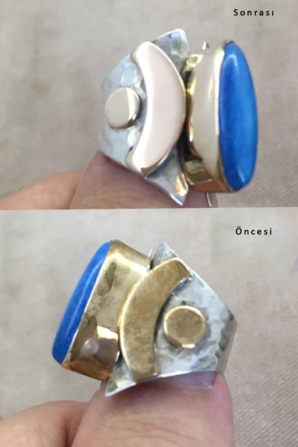 Bakım Kiti Serisi 1 Adet Takı Mücevher Altın Gümüş Takı Silme Temizleme Parlatma Mendili Bezi - 2