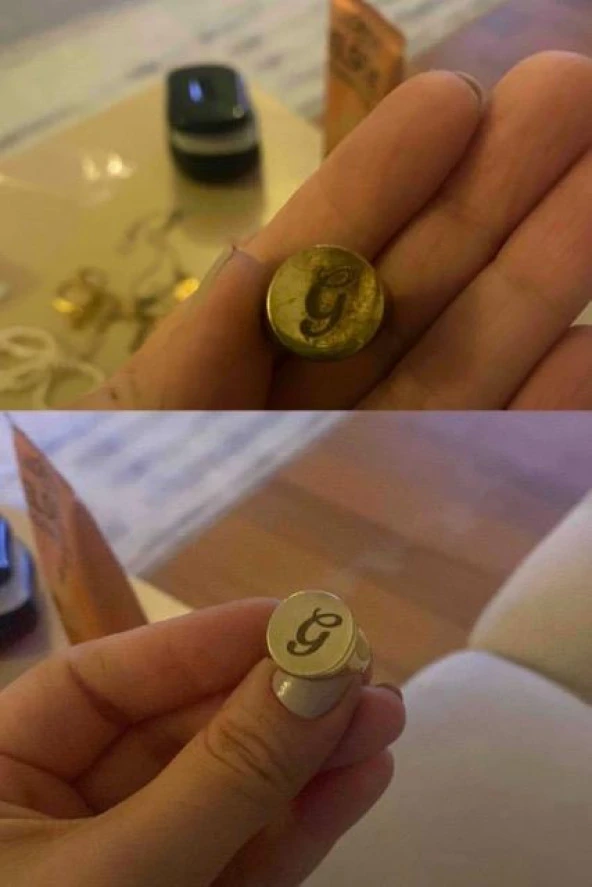 Bakım Kiti Serisi 1 Adet Takı Mücevher Altın Gümüş Takı Silme Temizleme Parlatma Mendili Bezi - 4