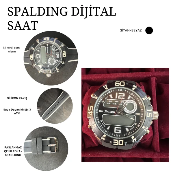 SPALDING SP-51 DİJİTAL SPOR SAAT - 3