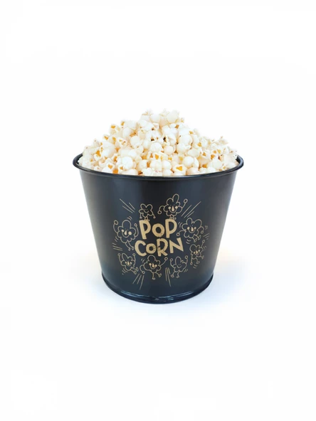 Metal Mısır Kovası - Popcorn Kovası - Resim 8