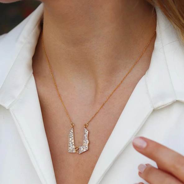 Maxi James Gümüş Kolye - Resim 3