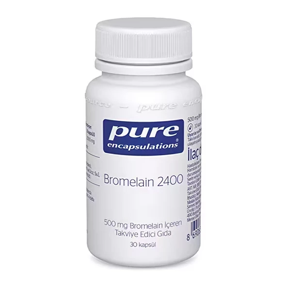 Pure Encapsulations Bromelain 2400 500 mg 30 Kapsül