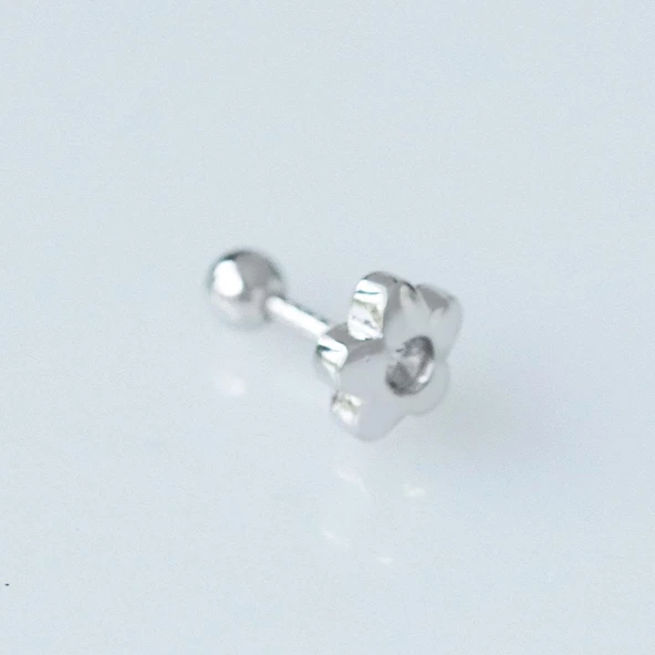 Çiçek Gümüş Tragus ürün görseli 1