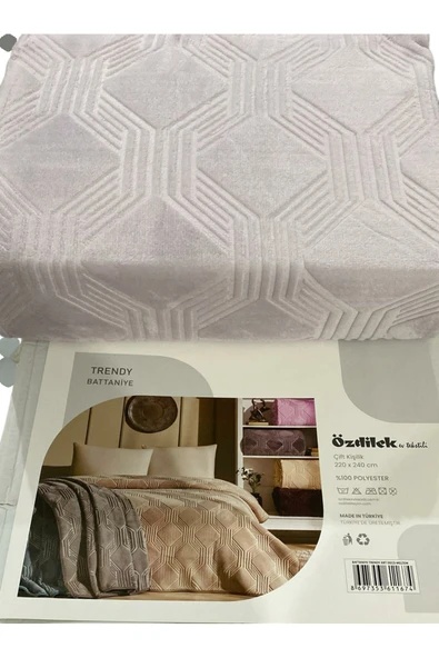 Özdilek Trendy Art Deco Çift Kişilik Battaniye 220x240 cm ürün görseli