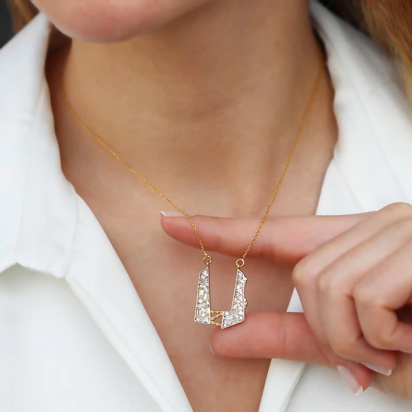 Maxi James Gümüş Kolye - Resim 4