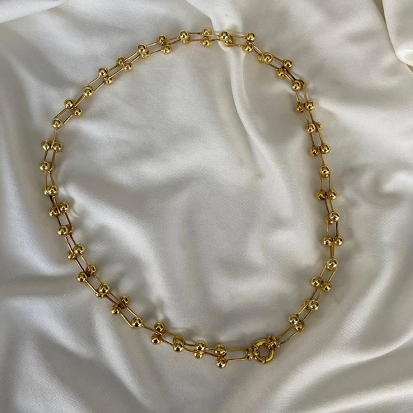 Tffny Model Gold Kaplama Gümüş Kolye - Resim 5