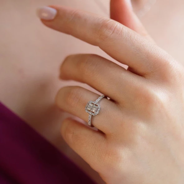 Mini Baget Kesim Gümüş Set - Resim 3