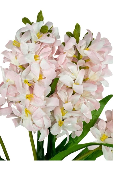 Nettenevime Yapay Çiçek Sümbül Demeti Pembe 55*40cm 1.Kalite - Resim 5