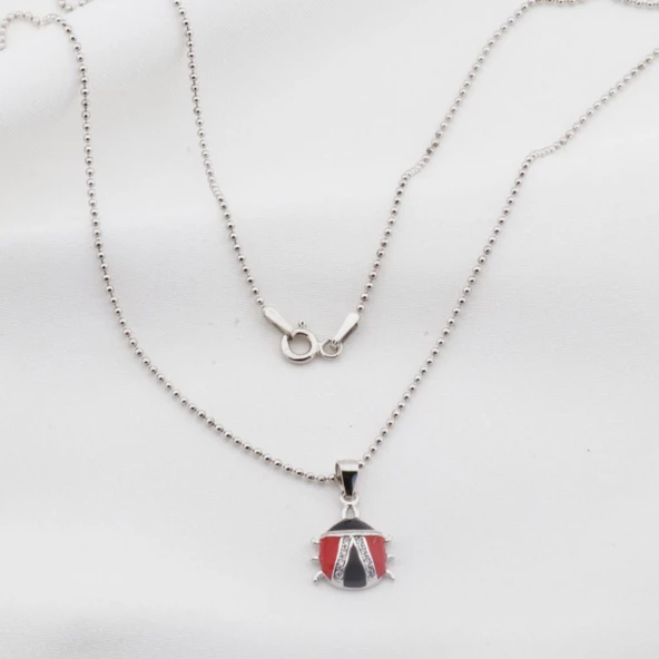 Uğur Böcekli Mine İşli Çocuk Set - Resim 2