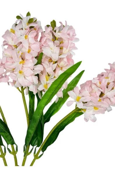 Nettenevime Yapay Çiçek Sümbül Demeti Pembe 55*40cm 1.Kalite - Resim 4