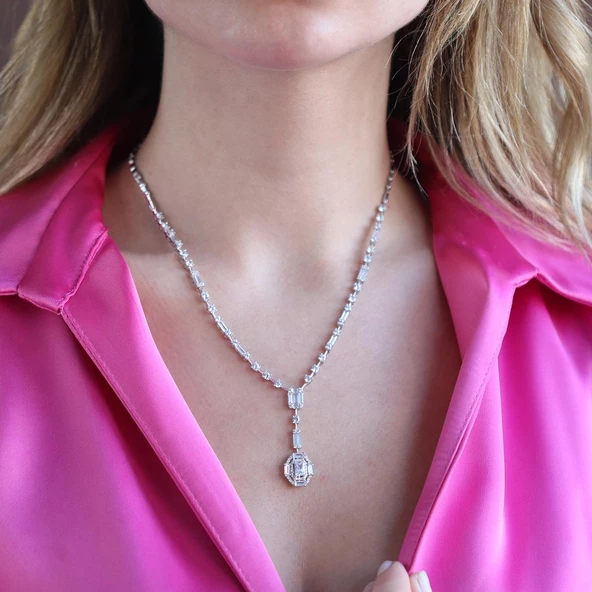 Işık Gümüş Gerdanlık - Resim 2