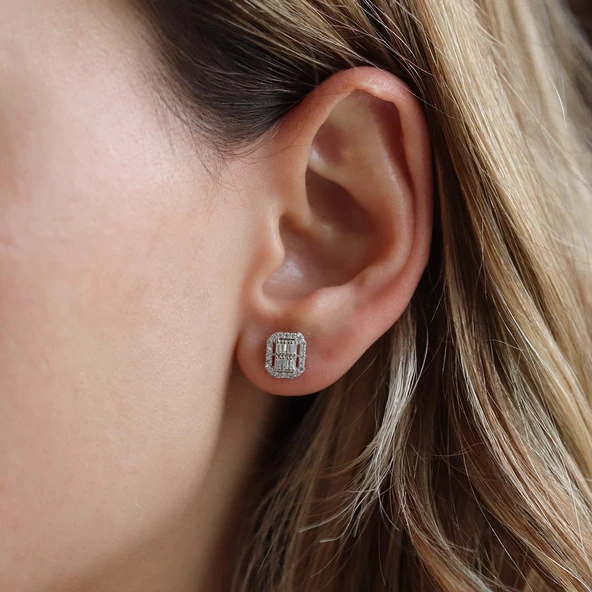 Mini Baget Kesim Gümüş Set - Resim 4