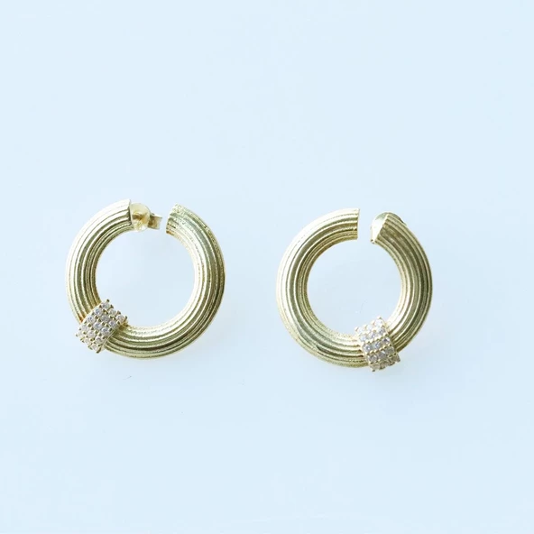 Tiff Model Gümüş Küpe - Resim 4