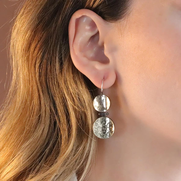 Yuvarlak El İşi Dövme Gold Kaplama Otantik Takım - Resim 3