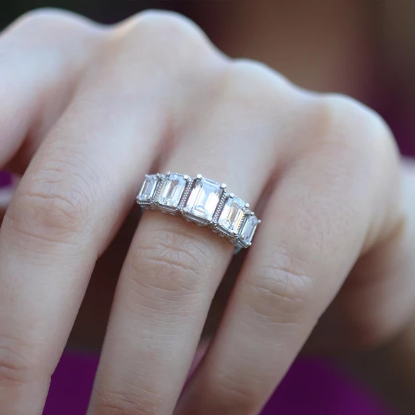 Baget ve Beştaş Gümüş Yüzük - Resim 3