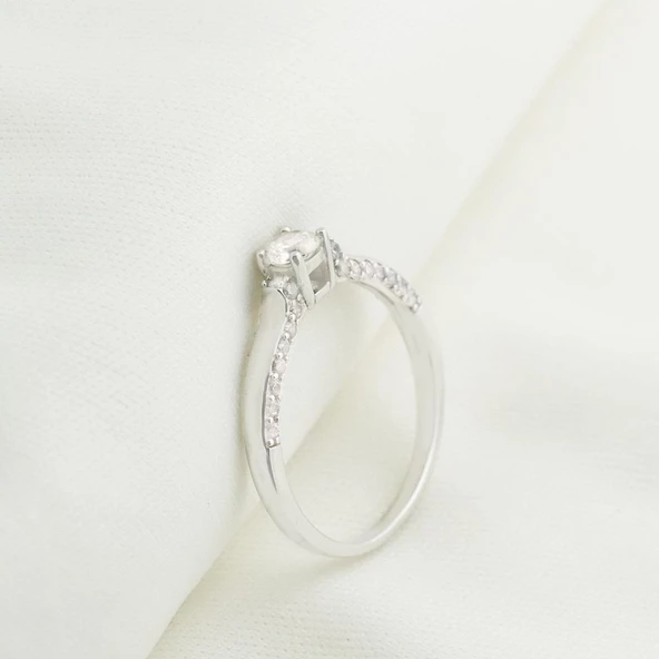 Elegance Model Tek Taş Sky Diamond Yüzük - Resim 5