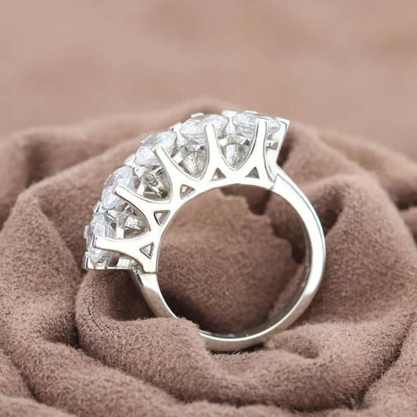 Swarovskı Y Montür 925 Ayar Gümüş Beştaş ürün görseli 1