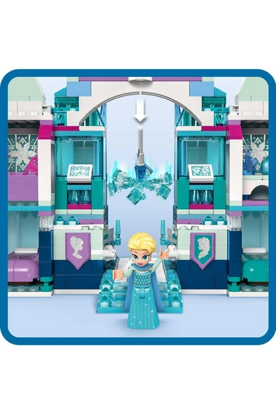 ®?Disney Princess Karlar Ülkesi Elsa’nın Buz Sarayı 43244 6 Yaş Üzeri için Yapım Seti(630Parça) - 10