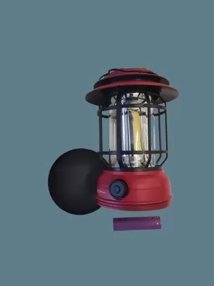 MUTLUSAN Nostalji Solarlı Kamp Feneri 5W Solar+Micro USB Şarjlı - 2